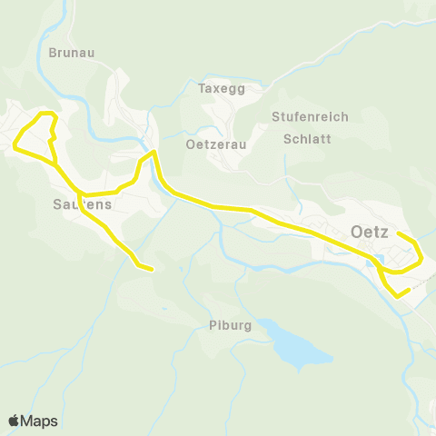 Verkehrsverbund Tirol Skiexpress Piburg / Sautens - Oetz map