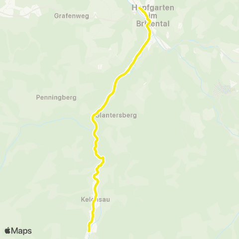 Verkehrsverbund Tirol Hopfgarten i. Br. - Kelchsau map