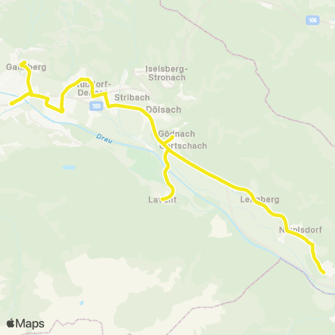 Verkehrsverbund Tirol Lienz - Debant - Dölsach - Nikolsdorf map