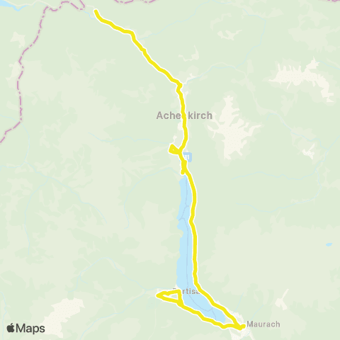 Verkehrsverbund Tirol Achenwald - Maurach a. A. - Pertisau map
