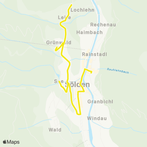 Verkehrsverbund Tirol Leite - Giggijochbahn map