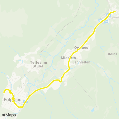 Verkehrsverbund Tirol Schönberg i. St. - Mieders - Fulpmes - Schlick 2000 map