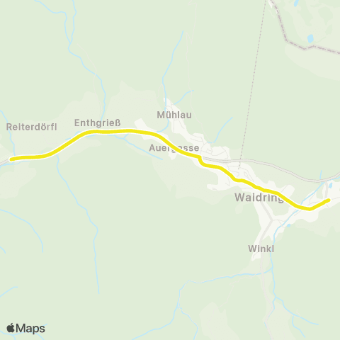 Verkehrsverbund Tirol Skibus Waidring map
