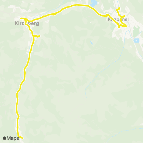 Verkehrsverbund Tirol Kitzbühel - Kirchberg i. T. - Aschau map
