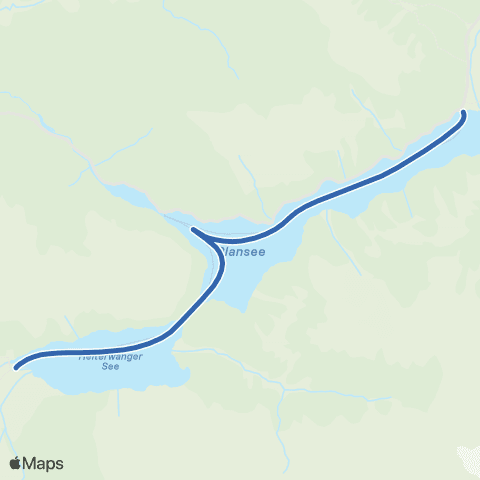 Verkehrsverbund Tirol Fischer am See - Seespitze - Forelle map