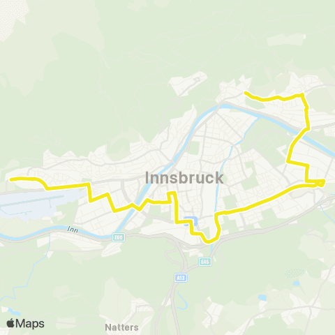 Verkehrsverbund Tirol Shuttleverkehr map
