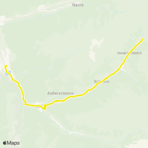 Verkehrsverbund Tirol Steinach a. Br. - St. Jodok a. Br. - Schmirn map