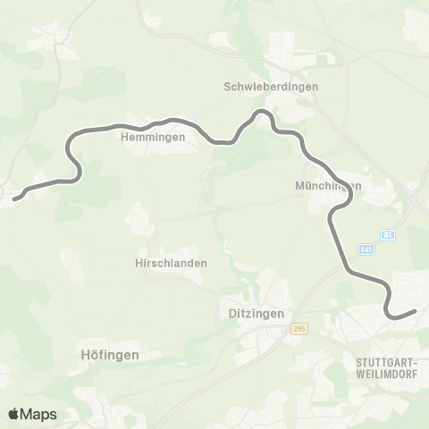 VVS Heimerdingen - Hemmingen - Korntal (Strohgäubahn) map