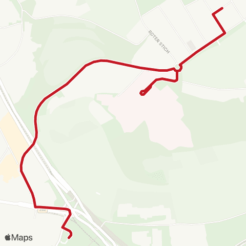 VVS R.-Bosch-Krankenhaus - Burgholzhof - Pragsattel map