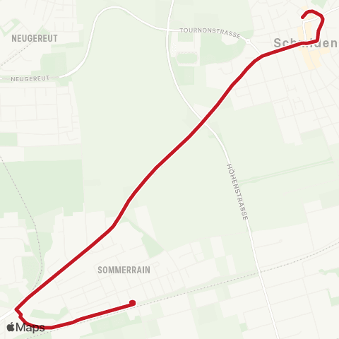 VVS Schmiden - Obere Ziegelei ( - Sommerrain) map