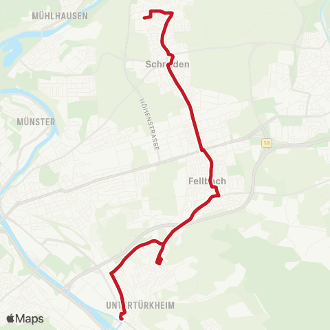 VVS Oeffingen - Fellbach - Untertürkheim map