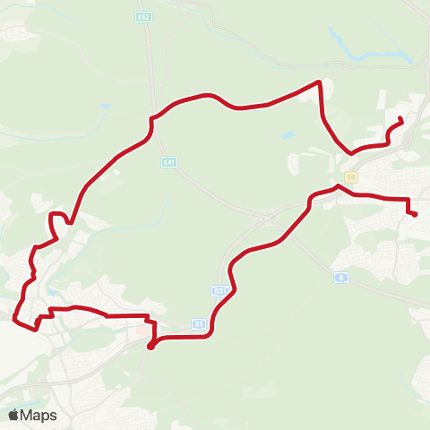 VVS Vaihingen - Sindelfingen - Universität map