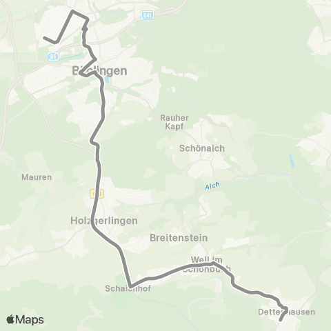 VVS Sindelfingen - Böblingen - Weil i. S. - Dettenhausen map