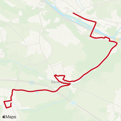 VVS Oberesslingen - Denkendorf - Neuhausen map