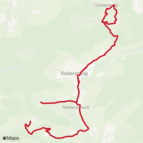 VVS Lindental / Necklinsberg - Rudersberg - Mannenberg und zurück map