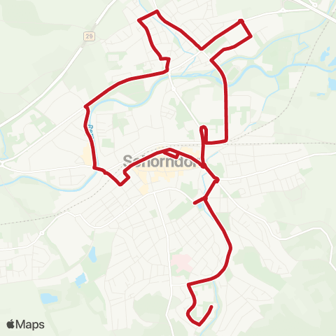 VVS Schülerverkehr Schorndorf map