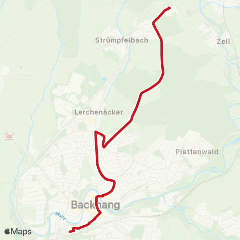 VVS Backnang - Staigacker map