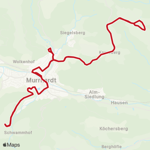 VVS Murrhardt - Siegelsb. - Hinterbüchelb. - Waltersb. - Murrhardt map