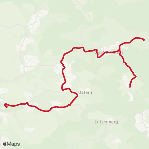 VVS Backnang - Weissach i.T. - Auenwald - Althütte map