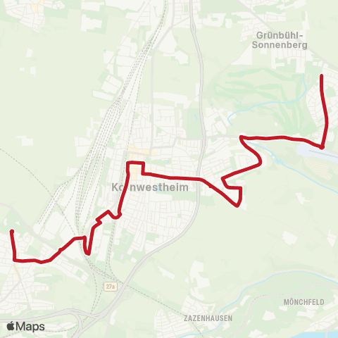 VVS Pattonville - Kornwestheim - Stammheim map