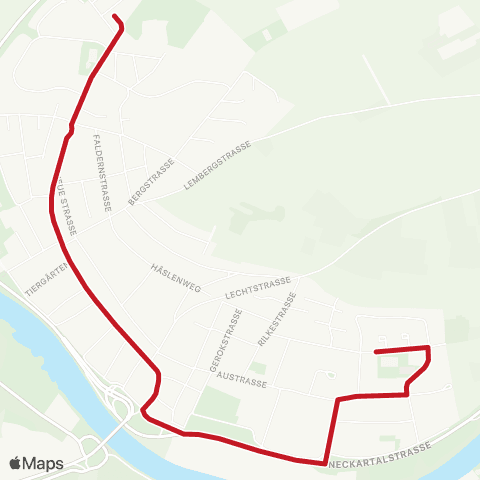 VVS Neckarweihingen Au - Immanuel-Dornfeld-Straße map
