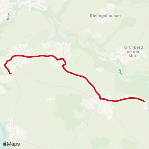 VVS Marbach (N) - Erdmannhausen - Affalterbach (Schülerverkehr) map