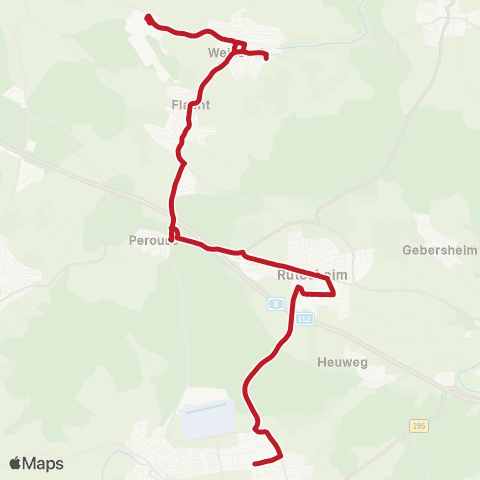 VVS Weissach - Rutesheim - Renningen map