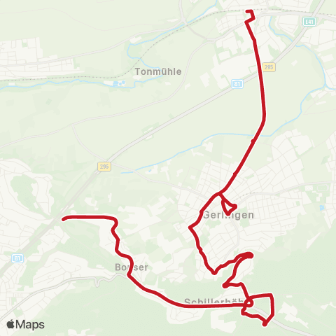 VVS Ditzingen - Gerlingen - Leonberg Golfplatz map