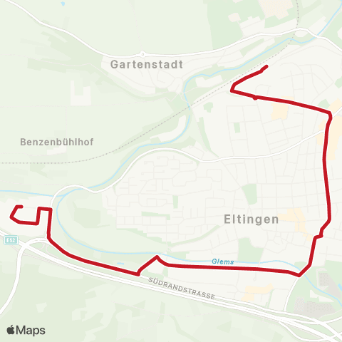 VVS Leonberg Bahnhof - Gewerbegebiet Hertichstraße - Längenbühl map