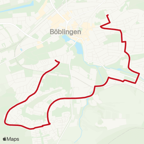 VVS Böblingen Grund - Diezenhalde map