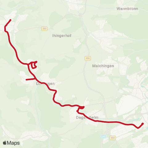 VVS Böblingen - Döffingen - Dätzingen - Weil der Stadt map