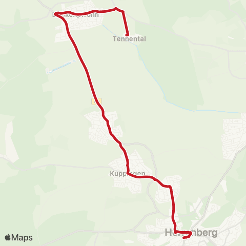 VVS Herrenberg - Deckenpfronn map
