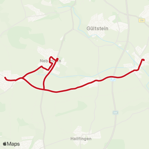 VVS Altingen - Öschelbronn - Gäufelden map