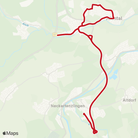 VVS Neckartenzlingen - Aichtal map