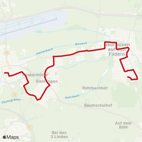 VVS Neuhausen - Sielmingen - Bernhausen map