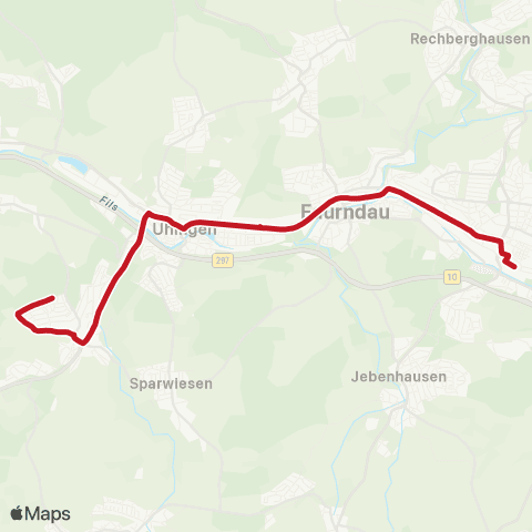 VVS Göppingen - Faurndau - Uhingen - Albershausen map
