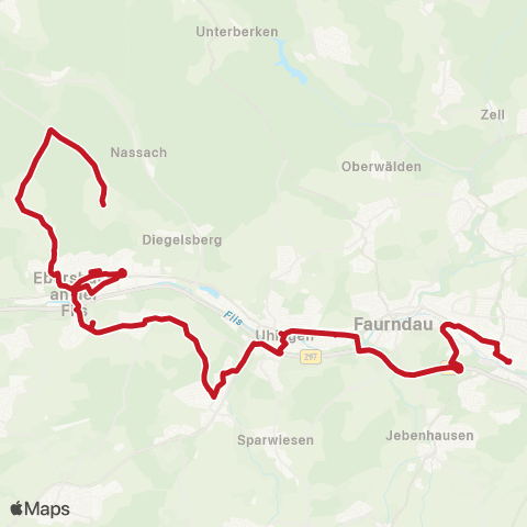 VVS Baiereck - Bünzwangen - Ebersbach map