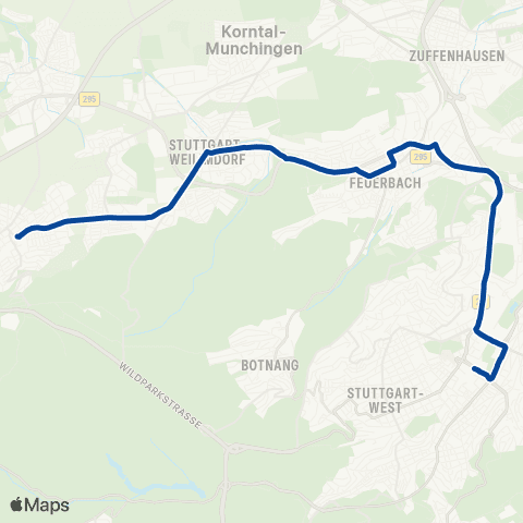 VVS Schlossplatz - Gerlingen - Schlossplatz map