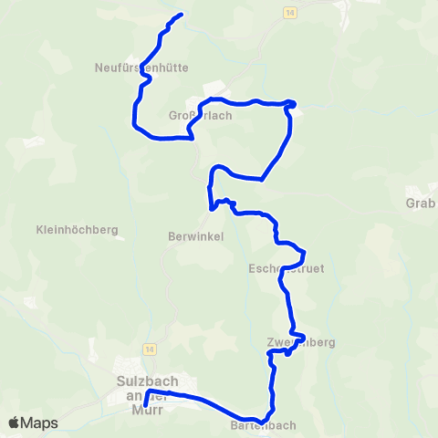 VVS Sulzbach (M) - Großerlach map