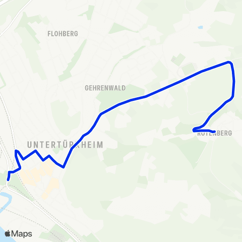 VVS Kelterplatz - Rotenberg map