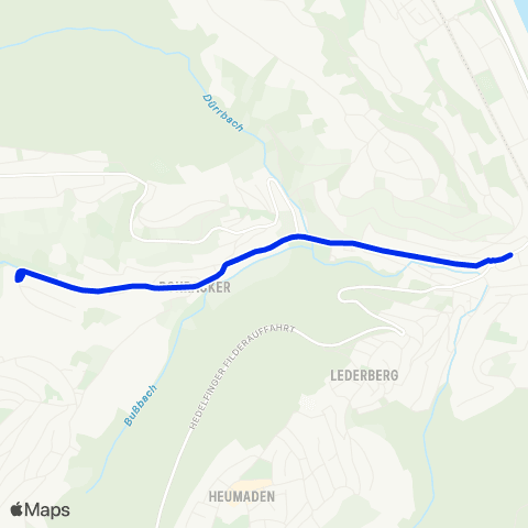 VVS Ährenweg - Rohracker map
