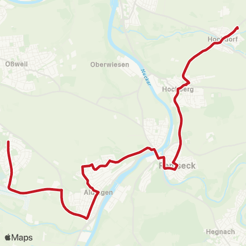 VVS Hochdorf - Neckargröningen Stadtbahn - Pattonville map