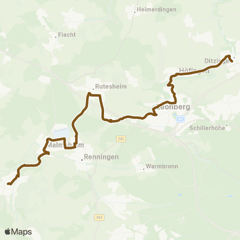 VVS Weil der Stadt - Renningen (Ersatzverkehr) map