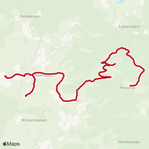 VVS Prevorst - Beilstein - Ilsfeld map