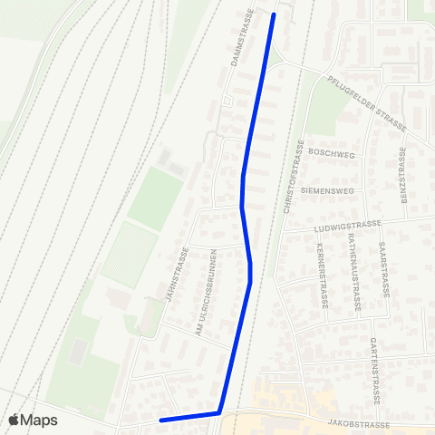 VVS Ruftaxi Kornwestheim map