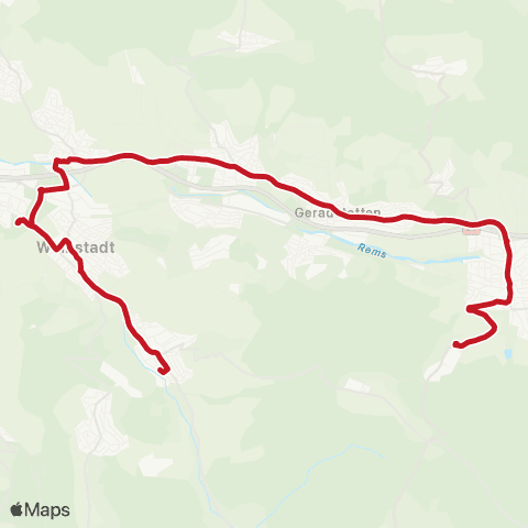 VVS Weinstadt - Remshalden / Engelberg map