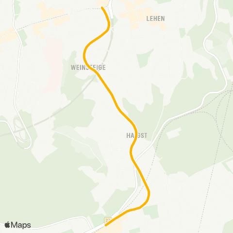 Zahnradbahn Stuttgart Marienplatz - Haigst - Degerloch (Zahnradbahn Zacke) map