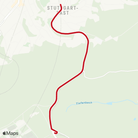 VVS Payerstraße - Ruhbank (Fernsehturm) map