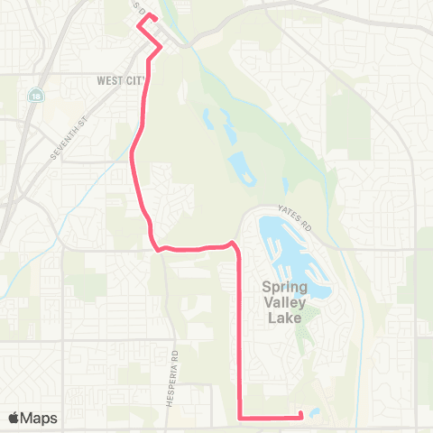 VVTA Vvtc - Victor Valley College map