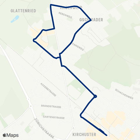 VZO - Verkehrsbetriebe Zürichsee und Oberland Uster, Bahnhof - Uster, Bahnhof map